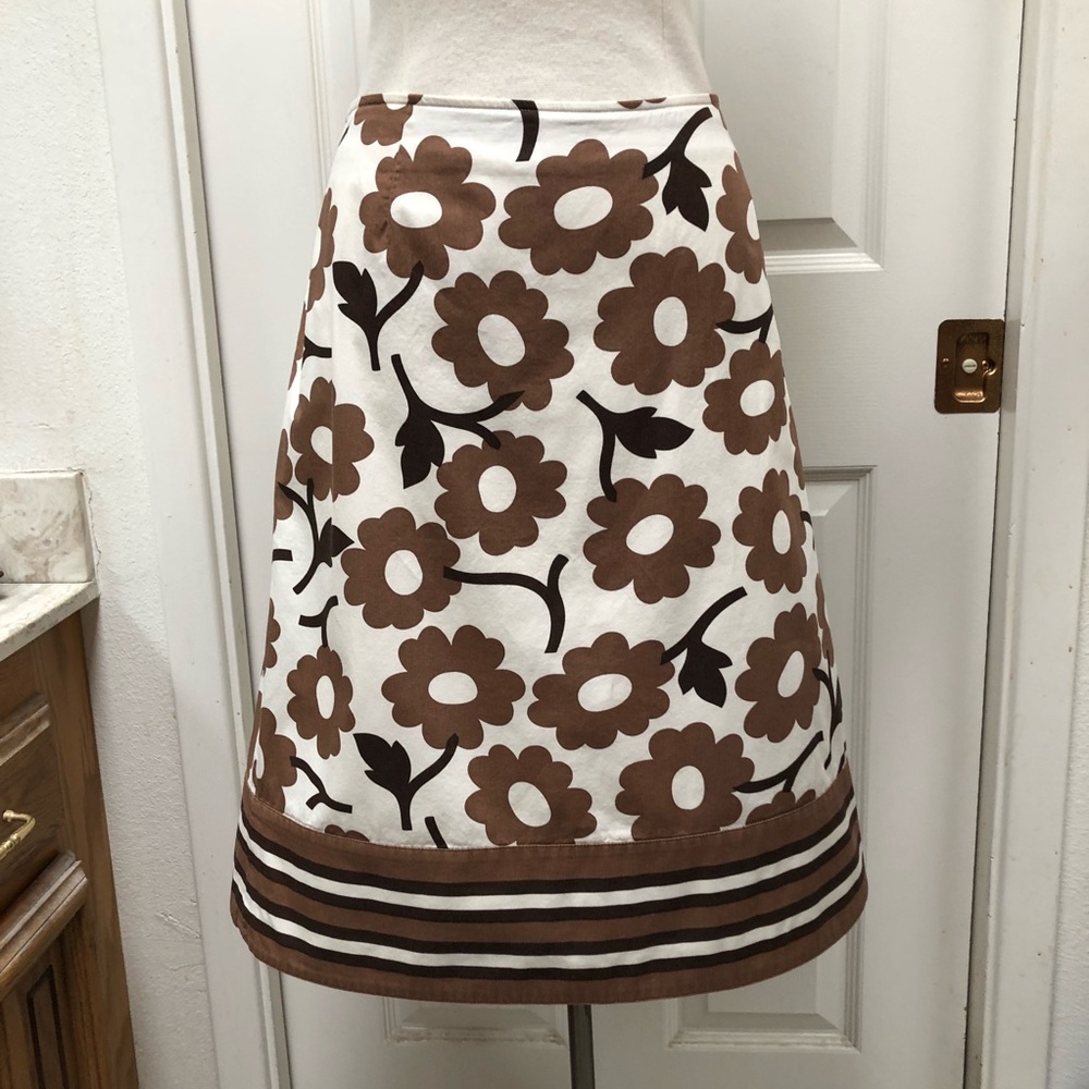 Boden Cotton A-line Skirt Size 16R